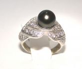AN15 - Anel PÉROLA NEGRA